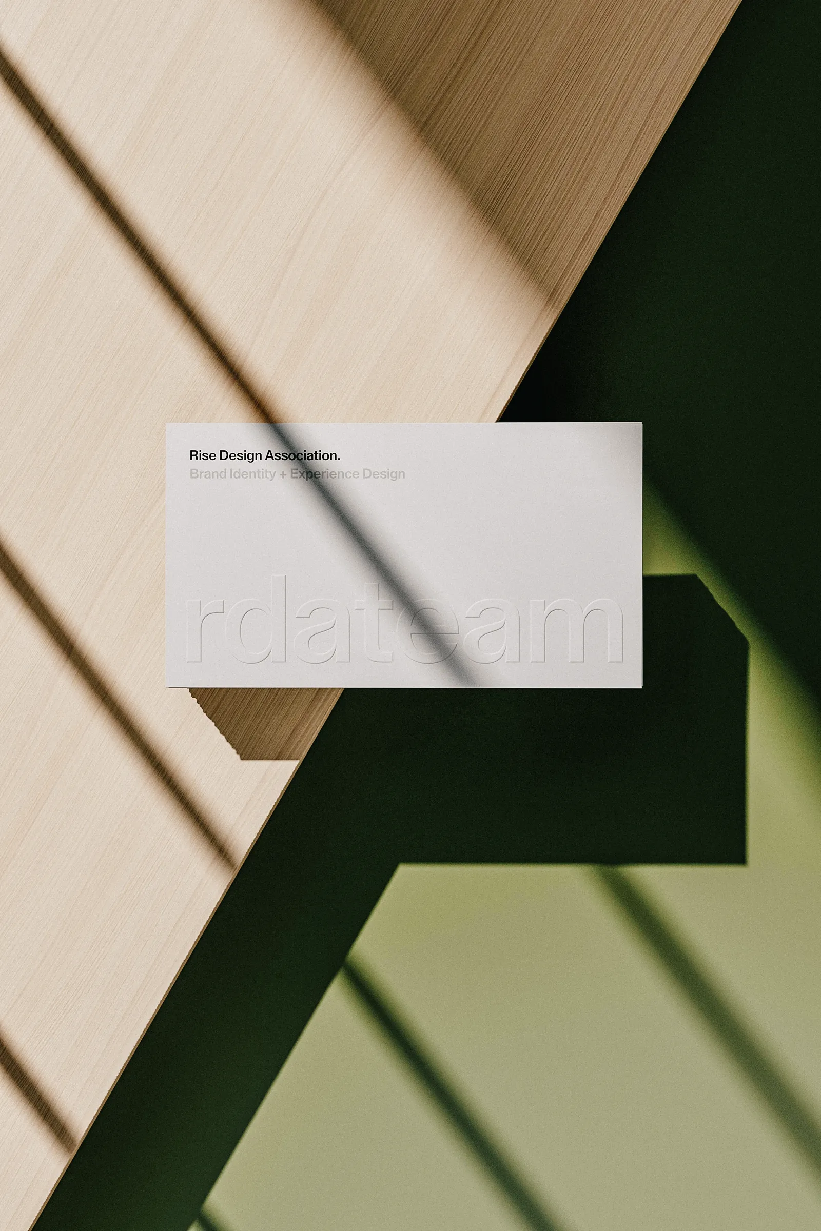 RDA modern minimalist brand design study