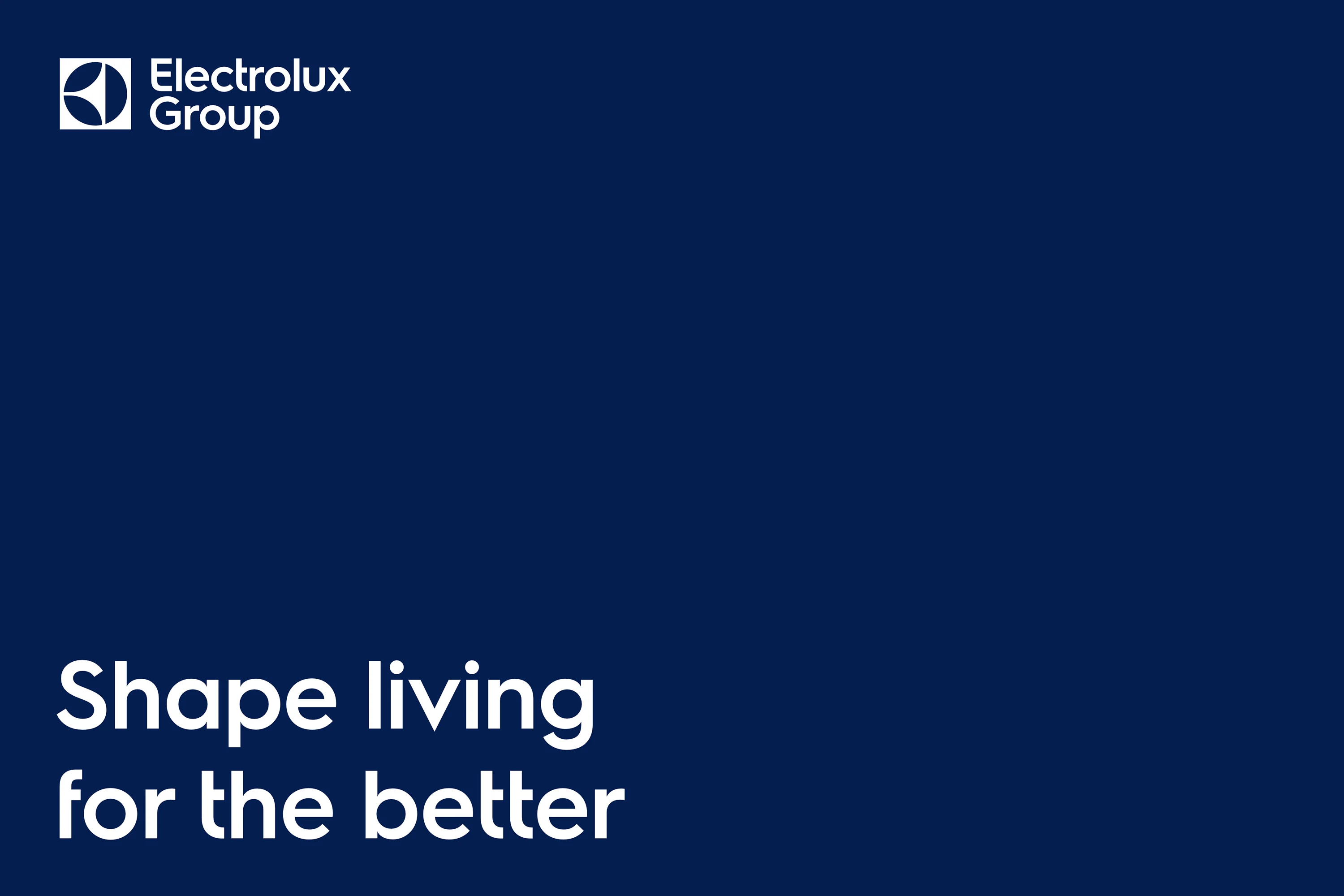 Electrolux展位品牌标识与视觉起点