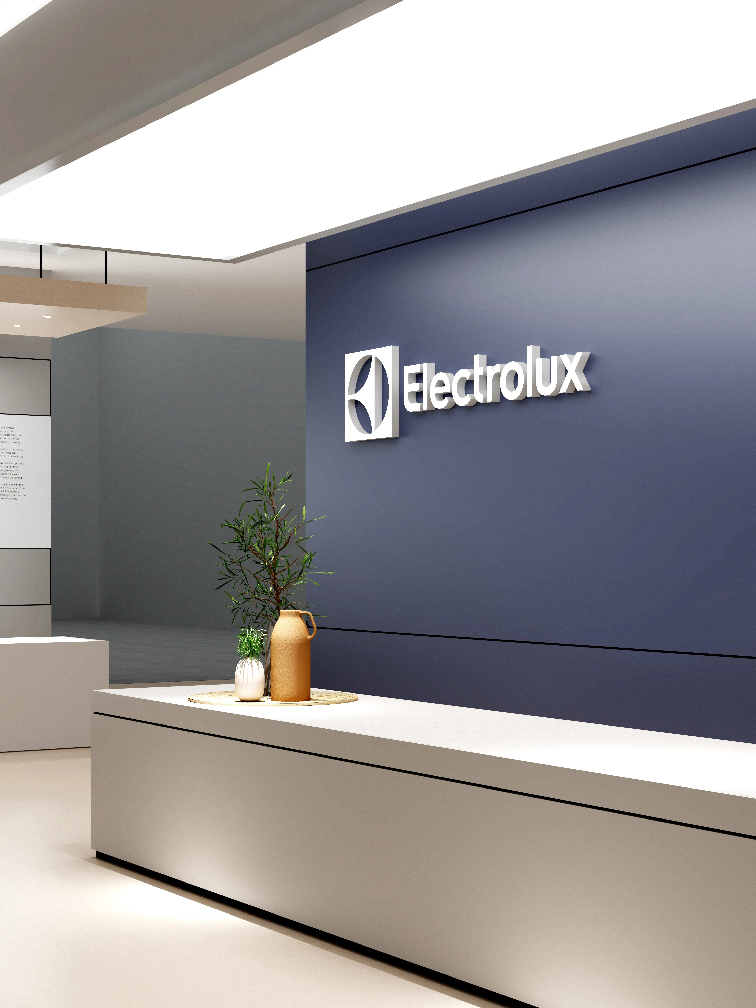 Electrolux展位现场产品展示