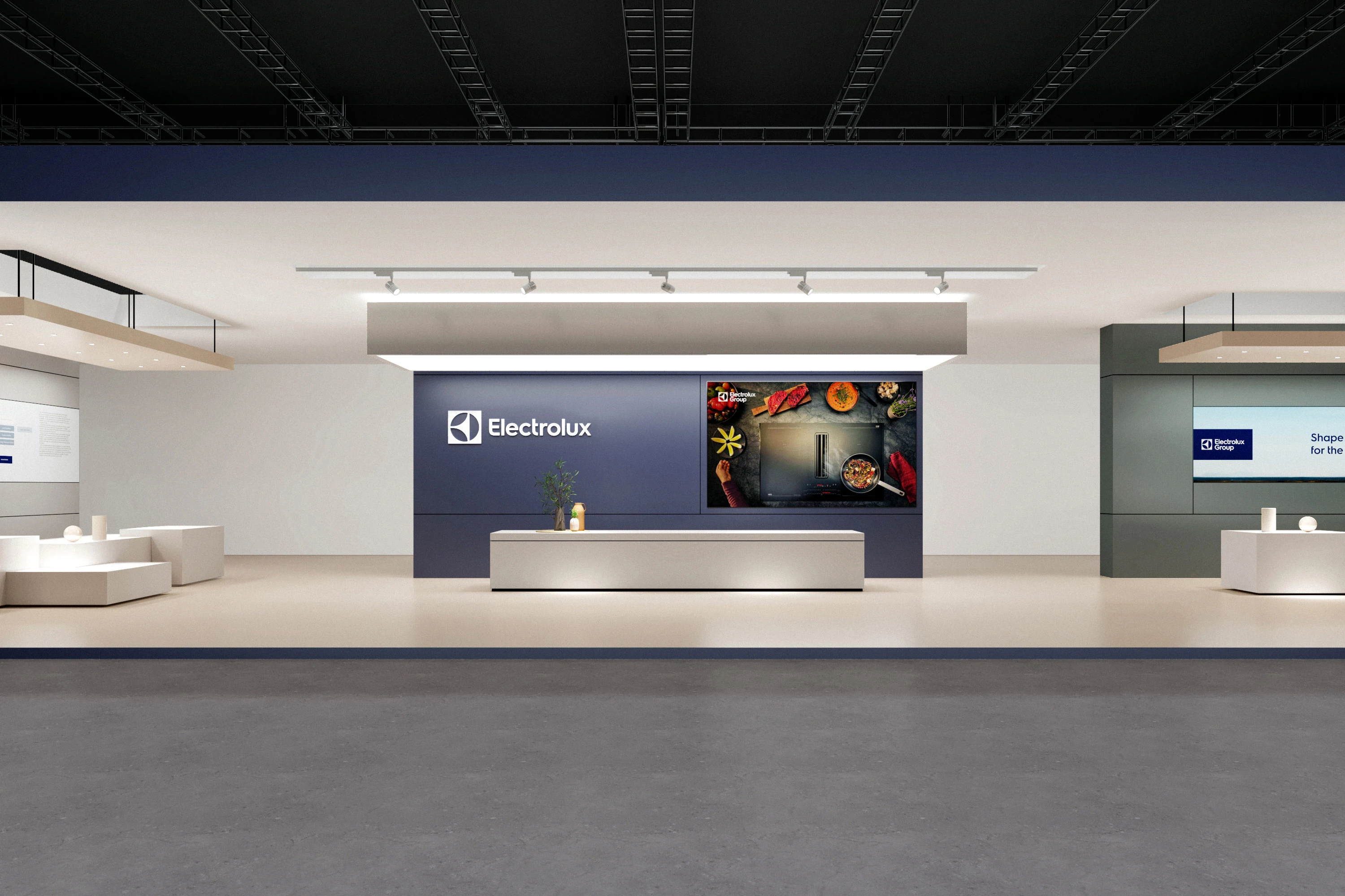 Electrolux展位观众体验场景