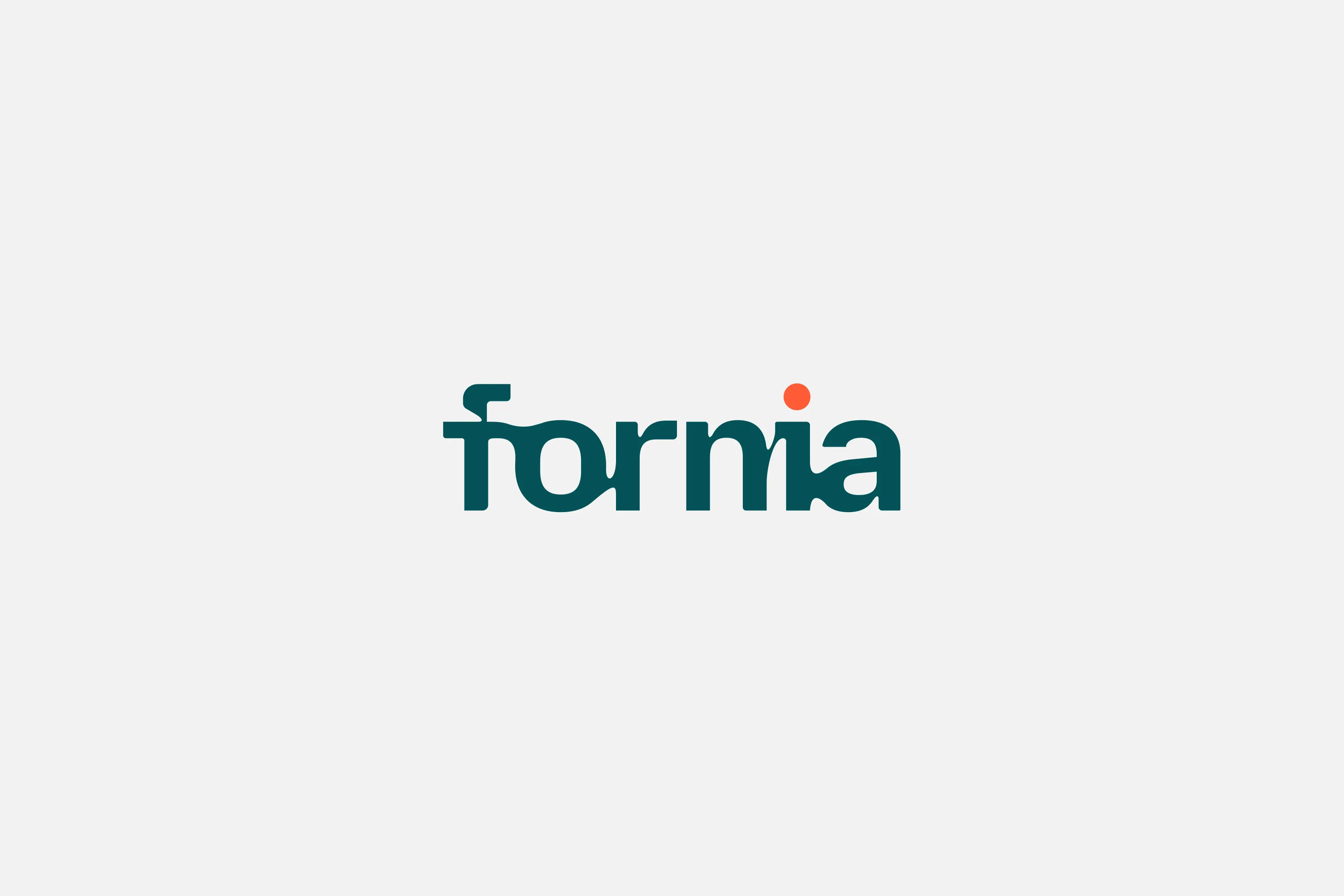 Fornia品牌字体标识